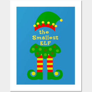 The Smallest Elf Family Matching Christmas 2020 Gift  Posters and Art